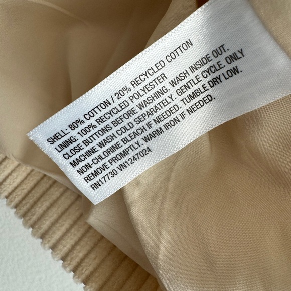 Rowing Blazers Women's Button Up Double Breasted Corduroy Jacket Blazer - Picture 9 of 11